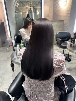 ロング カラー 韓国ヘア🎀艶髪 RISAのヘアスタイル