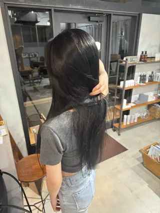 ロング 薮 夏帆のヘアスタイル