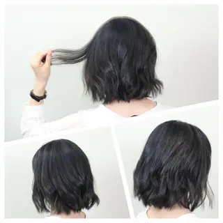 ミディアム カラー ヘアアレンジ 秋葉 洸平のヘアスタイル