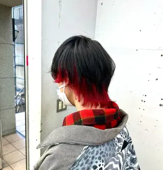 セミロング カラー 💫艶カラー特化／ ベージュ💫ユウゴのヘアスタイル