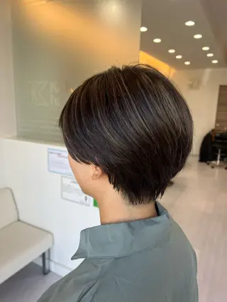 ショート 下岡 奈津美のヘアスタイル