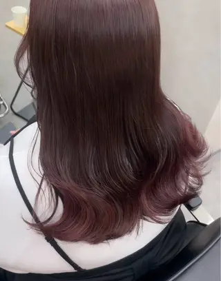 セミロング 🎀カラー ✨横浜/トレンドのヘアスタイル