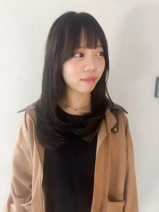 セミロング パーマ ヘアアレンジ ミニボブ/ブリーチ 🌈MISATOのヘアスタイル