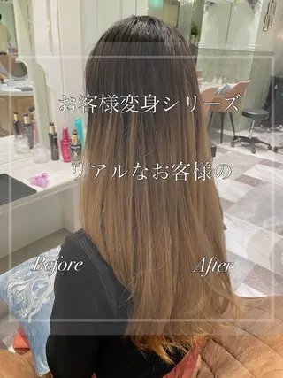 ロング カラー 美髪/カラー 美容院🌈渡辺隼也のヘアスタイル
