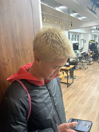 カラー メンズ 横浜メンズパーマ/ シャドウ/ショウゴのヘアスタイル