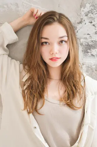 ロング パーマ 小林 祥弘のヘアスタイル