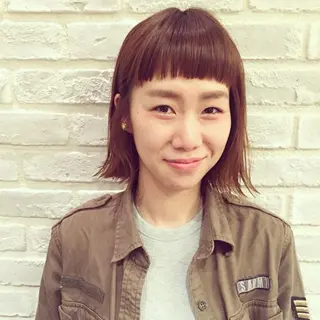 ミディアム セミロング la fith所属・rico_by ヘアとアイブロウのヘアスタイル