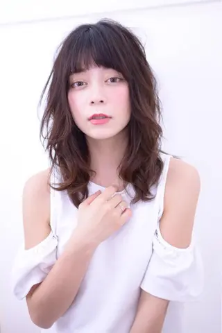 ロング パーマ 服部 聡洋のヘアスタイル