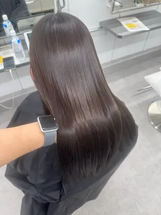 ロング 🕯コバ/レイヤー/ 美髪縮毛🕯のヘアスタイル