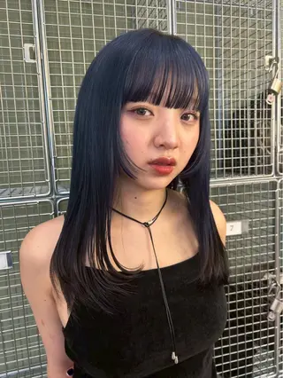 セミロング uta所属・カットモデル募集 トモカのヘアスタイル