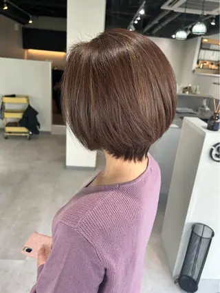 ショート カラー 脱白髪染め❕白髪 ぼかし特化🌟ヨコタのヘアスタイル