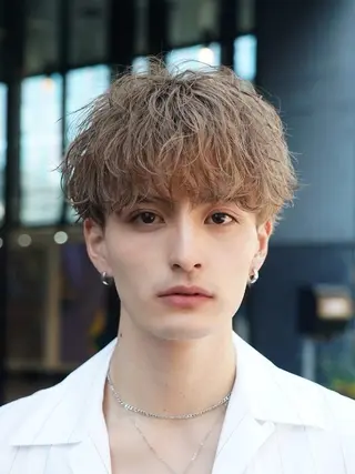 カラー パーマ RETOUCH by fifth メンズサロン【レタッチ バイ フィフス】所属・fifth原宿 A:Ri🧸のヘアスタイル