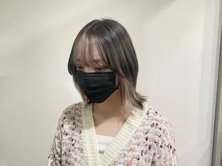 ミディアム たなか もえなのヘアスタイル