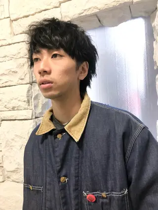 ヘアアレンジ メンズ ainico+所属・メンズ特化✂️栗原 侑也のヘアスタイル