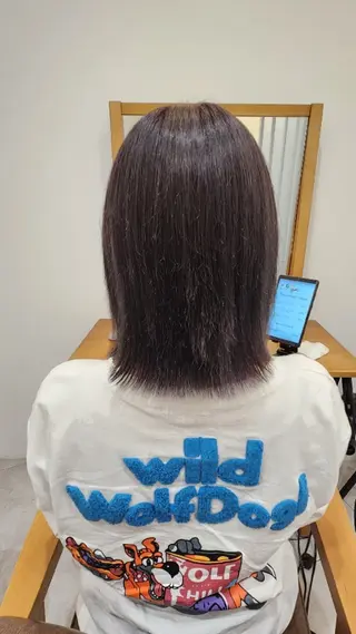 ミディアム little×salt所属・透明感カラー✨️ 渋谷/ナカムラのヘアスタイル