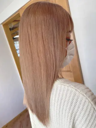 セミロング カラー hair salon Ranun髪質改善のヘアスタイル