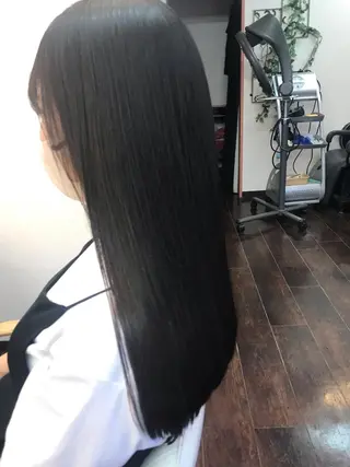 ロング パーマ 桧山 真のヘアスタイル