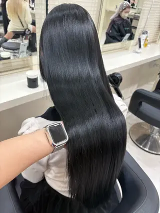 セミロング カラー 💟RINNA 艶カラー💟のヘアスタイル