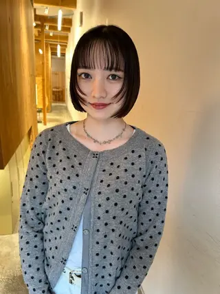 ミディアム land所属・透明感カラー/レイヤ ー🌙Honokaのヘアスタイル