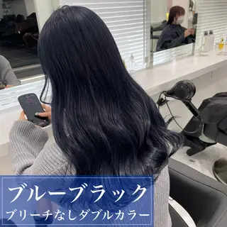 セミロング カラー ヘアアレンジ 🫧原宿艶ワンカラー /ダブルカラー🫧のヘアスタイル