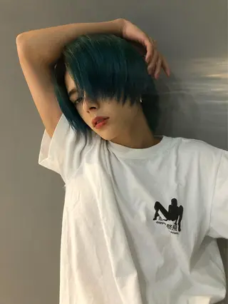 メンズ ハイトーン/髪質改善 ダブルカラー/名古屋のヘアスタイル