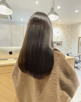 セミロング カラー 【メンズ専門 】村斎　伶次のヘアスタイル