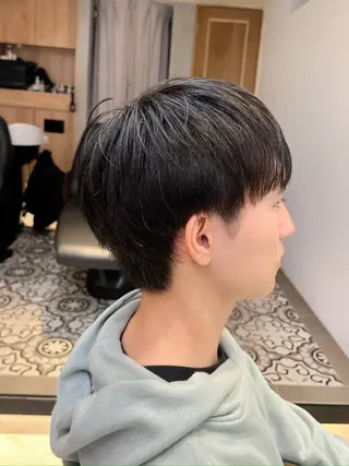 メンズ くすみカラー/メンズ /縮毛/川添桃花のヘアスタイル