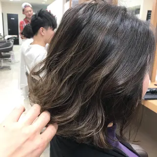 ミディアム カラー Lien 深井店のヘアスタイル