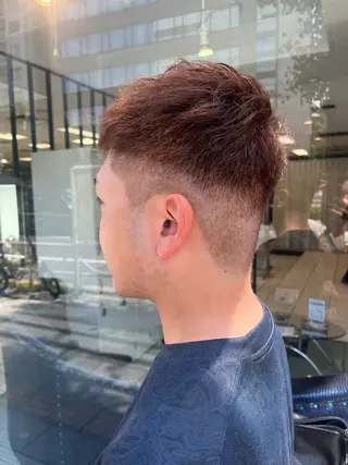 ショート カラー メンズ アートディレクター 尾内 友美のヘアスタイル