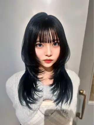 ロング カラー 店長✨️韓国ヘア✖️ 髪質改善カラー／純大のヘアスタイル