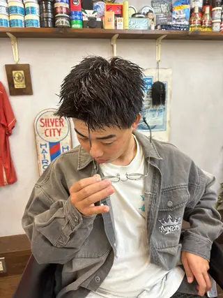 ショート メンズ barber　shop KING所属・💈メンズ　床屋💈 似合わせ💈春日井のヘアスタイル