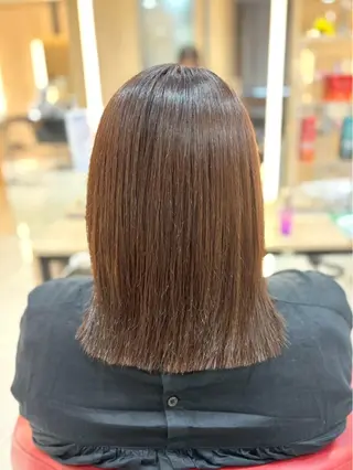 ミディアム 暖色カラー//了戒 美希//伊勢原のヘアスタイル