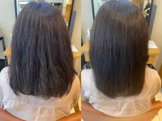 ミディアム あやめ【顔まわり/レ イヤー/柔らかカラ】のヘアスタイル