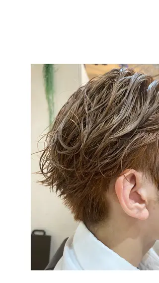 メンズ andthebricks所属・剱持 介里のヘアスタイル