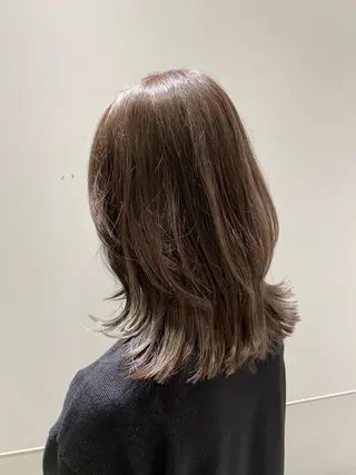 ミディアム カラー uka 東京ミッドタウン 六本木所属・🥀似合わせ🥀 柔らかカラー・タイトのヘアスタイル