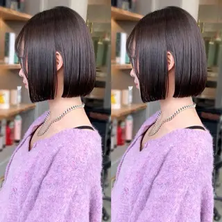 ミディアム Hair&Make Allure所属・塩谷康生/髪質改善 /ボブ/縮毛矯正のヘアスタイル
