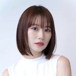 ミディアム パーマ 渋谷ボブ/レイヤー ボブ田中航平のヘアスタイル