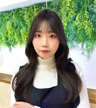 ロング カラー レイヤー/韓国ヘア /顔周り/大久保貴之のヘアスタイル