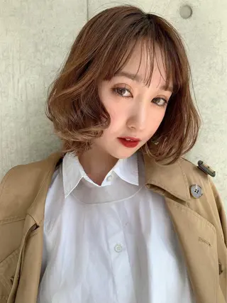 ミディアム カラー ヘアアレンジ ✨【公式】渋谷メンズ サロン BLUCK✨のヘアスタイル