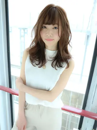 セミロング カラー ハイライト/髪質改善 ✂️十河祐輝のヘアスタイル