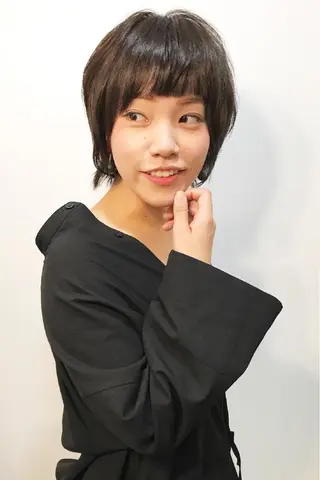 ショート カラー Repos SENDAI所属・⭐️バッサリカット モデル募集⭐️佐野のヘアスタイル