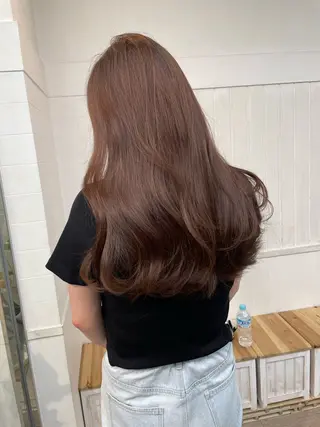 セミロング カラー HIKARU副店長/ ✨️髪質改善のヘアスタイル