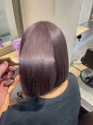 ミディアム カラー カラー✨縮毛矯正✨ ハギワラケンタのヘアスタイル