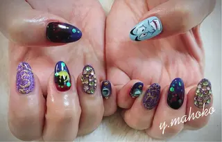 ネイル She nail studio 原宿所属・パラジェル有/ スカルプ/mahoのネイルデザイン