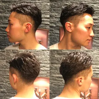 ショート ヘアアレンジ メンズ 萩原 勇樹のヘアスタイル