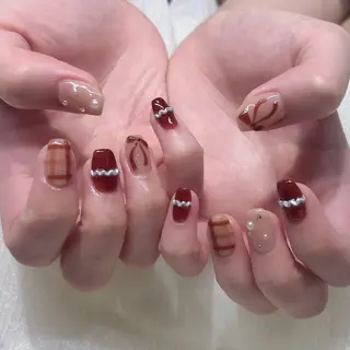 ネイル 新井 ひなののネイルデザイン