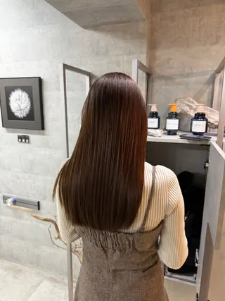 ロング You/中明度カラー 🎨3ヶ月持つカットのヘアスタイル