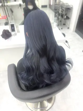 ロング カラー パーマ ヘアアレンジ メンズ キッズ ♥️韓国ヘア レイヤー♥️ゆりのヘアスタイル