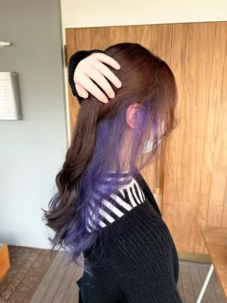 ロング カラー fulam所属・佐藤悠生/郡山 メンズパーマ.カットのヘアスタイル