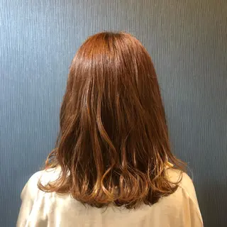 セミロング カラー Hair　design  merci所属・廣田 優那のヘアスタイル